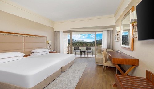 Room, 2 Twin Beds, Balcony, Garden View