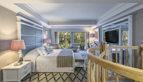 Family Suite, 2 Double Beds, Balcony, Garden View
