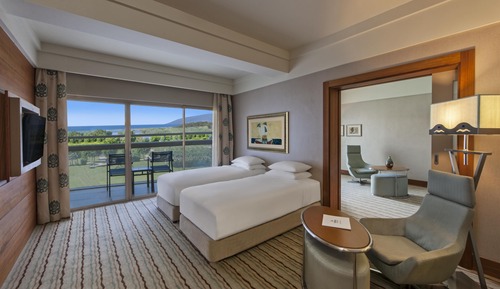 Family Room, 2 Double Beds, Balcony, Sea View