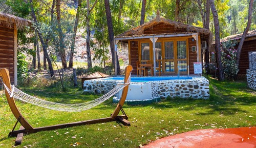 Family Bungalow, Private Pool, Courtyard View