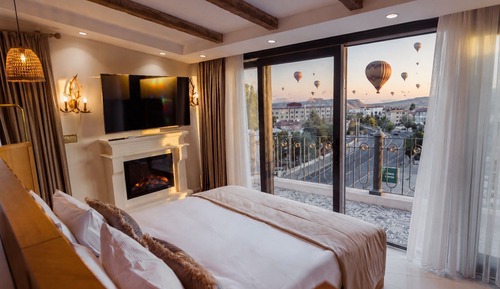 Deluxe Double Room, Balcony, City View