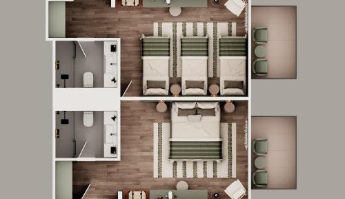 Family Room with Balcony