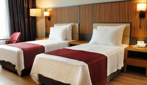 2 Single Beds, Mobility Accessible Room, Roll-In Shower, Non-Smoking