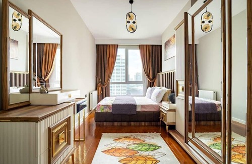 Bagcilar Apartment | lovely one bed room apartment with garden and pool
