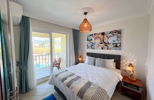 Fethiye City Center Villa | Aegean Breeze Luxury Villa Calis Beach Fethiye 10mt from the beach!