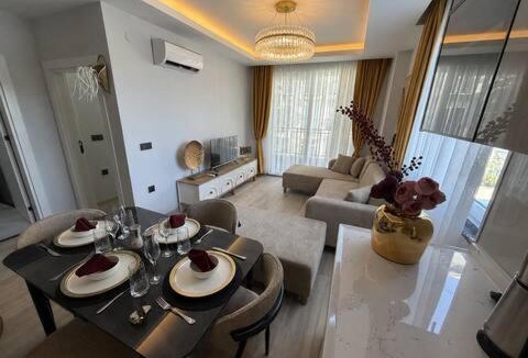 Okurcalar Apartment | Alanya Okurcalar 126 m Havuzlu Bir Yatak Odalı Daire