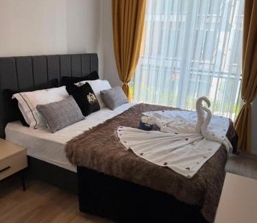 Okurcalar Apartment | Alanya Okurcalar 126 m Havuzlu Bir Yatak Odalı Daire