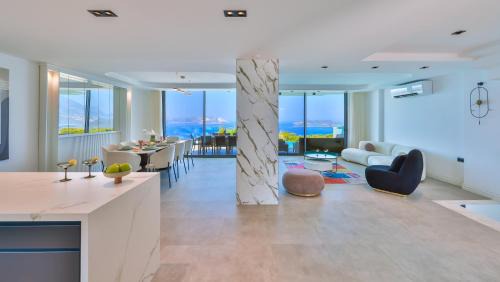 Kas Apartment | Villa Infinity Sky - Private Pool - Panoramic Sea View