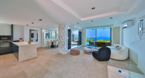 Kas Apartment | Villa Infinity Sky - Private Pool - Panoramic Sea View