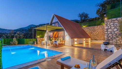 Faralya Villa | Villa Ilgın Panoramic Mountain & Sea Views, Secluded Retreat