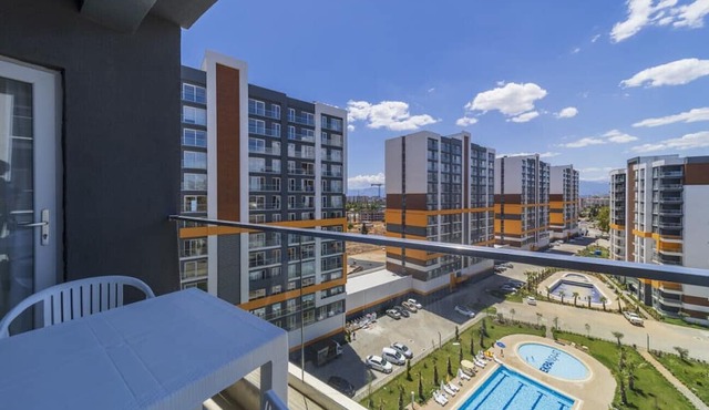 Remarkable Flat with Shared Pool in Kepez in Antalya