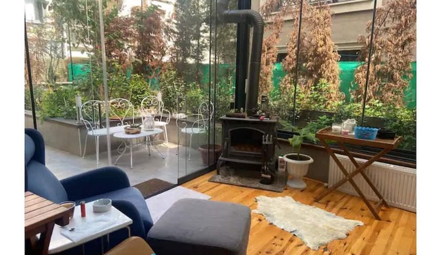 garden flat feel at home hGyhomes2103 with fireplace in Istanbul