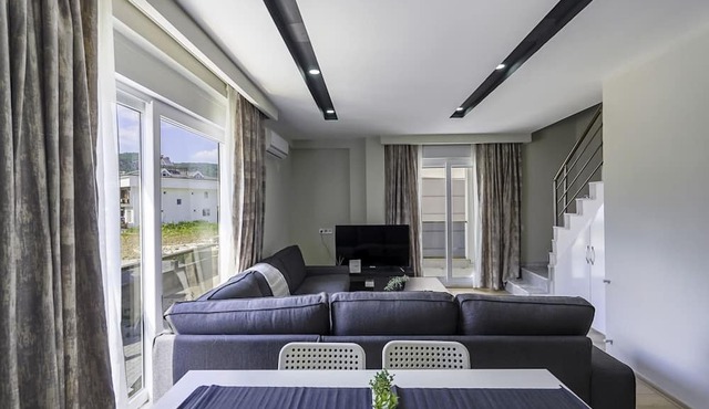 Modern Flat w Balcony 5 min to Beach in Kemer in Antalya
