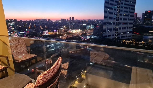 lovely one bed room apartment with garden and pool in Istanbul